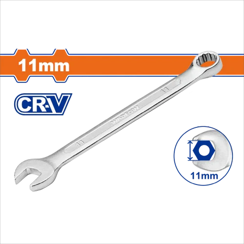 WADFOW 11mm Chrome Vanadium Combination Spanner Polished Metric Wrench WSA1111 Wadfow